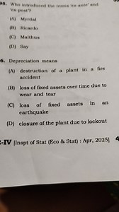 Who introduced the terms 'ex-ante' and 'ex-post'?(A) Myrdal(B... | Filo