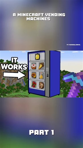 I built a working Minecraft Vending machines #Minecraft #fyp #foryoupage #viral
