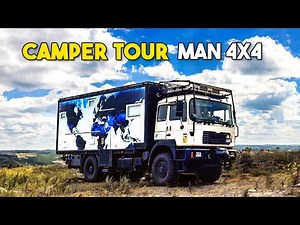 MAN 4X4 TRUCK FULL TOUR 🔥 How it's made this incredible EXPEDITION TRUCK