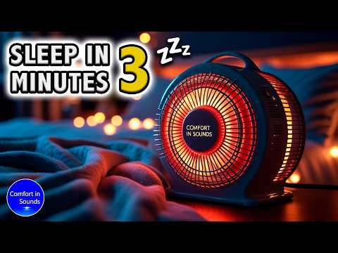 Fan Heater White Noise for Sleep (10 Hours) | Fall Asleep Deeply | Insomnia Relief
