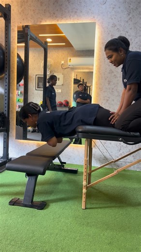 Priyanka B | Funny moments 🤣😅with our team by testing their strength.!! . . . #physiotherapy #rehabilitation #funny #fun #team | Instagram