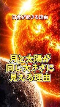 【宇宙スケール比較】月と太陽が同じ大きさに見える理由が凄すぎる【ゆっくり解説】