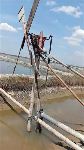 kincir angin petani garam menggunakan tenaga angin