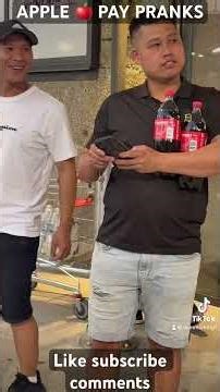 APPLE 🍎 PAY PRANKS GONE WRONG 😑 😂😂😂 #foryou #applepaypranks #funny #shorts