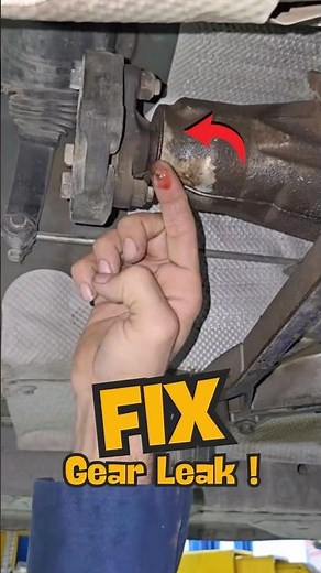 How to Replace Rear Gear Seal #mechanic #diy