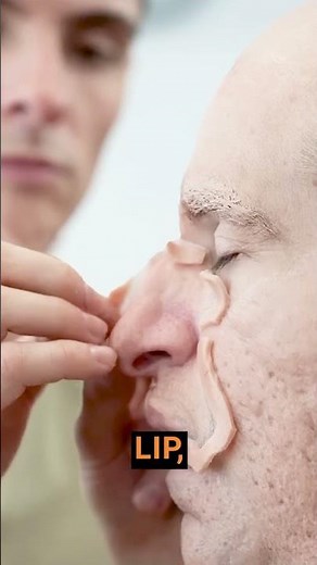 Colin Farrell's Penguin Makeup