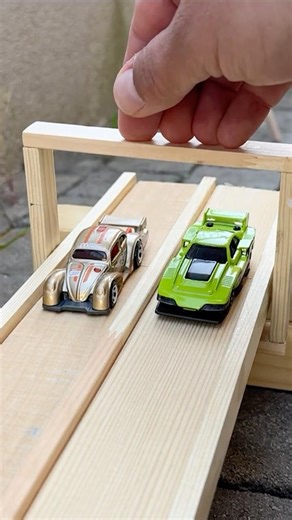 I Built a Hot Wheels Start Gate from Scrap Wood #diecastcars #hotwheels #hotwheelscollection