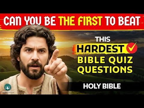 Can You Beat This HARDEST Bible Quiz? 😮 25 'First Mentions' Bible Questions To Test Your Faith!