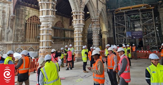 Milestone for Christchurch Cathedral rebuild with stabilisation