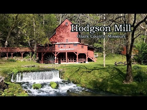 Let's explore Hodgson Mill. Using a water powered grist mill to grind corn or for making flour.