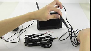 5 Inch Digital Wireless Backup Camera LCD Monitor Kit 1080P HD Waterproof Super Night Vision Wide Viewing Angle Rear View Camera Stable Wireless Signal Easy Installation for Trucks, Camper, Car, SUV