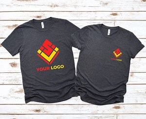 Custom Logo Shirt, Your Logo Here, Custom Shirt, Personalized Shirt, Colorful Logo Shirt,your Business Logo or Brand Logo Shirt, Logo Shirt - Etsy