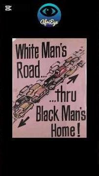 HIGHWAY CONSTRUCTION & BLACK NEIGHBORHOOD DESTRUCTION — They Called It Urban Renewal #history #facts