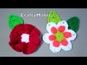 CROCHET TUTORIAL 🍂 Hojas a crochet paso a paso 🌿 HOJAS TEJIDAS MUY FÁCIL DE HACER👍