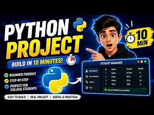 “Python Mini Project for College Students 🔥 Easy & Fast”