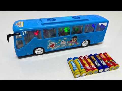 Unboxing Doraemon EV Bus, Remote Control Cargo Trucks, RC Spider Model, Remote Control Mountain Jeep