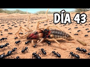 1,000 ants vs. dead prey | camel spider