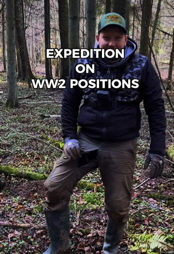 Expedition on WWII positions. We return to real battlefields to document what remains after decades underground. Authentic locations. Real history. #WW2History #WarRelics #BattlefieldRecovery #RelicHunting #HistoryTok