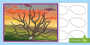 Aspiration Tree Worksheet
