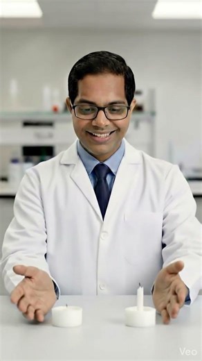 Can Your Breath Kill Fire? 🕯️💨 (Science Experiment) #science #endothermic #experiment