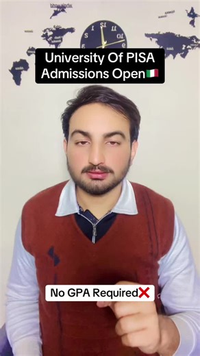 University of Pisa Admissions Open for Master's Programs