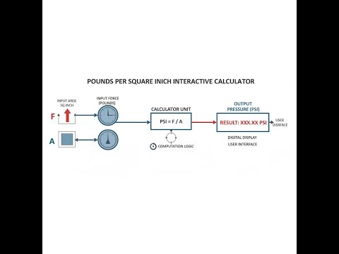 Pounds Per Square Inch Interactive Calculator - Instructions Video