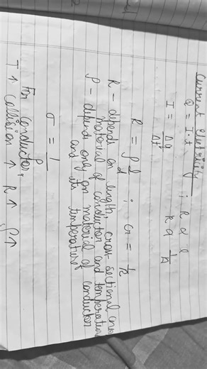 Class10 ICSE physics formula sheet