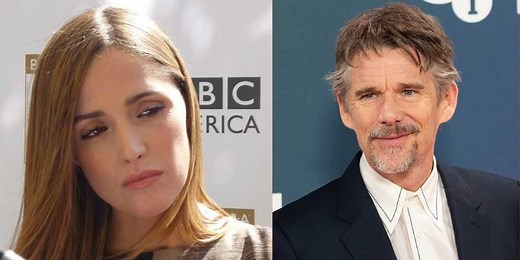 Ethan Hawke playfully roasts Rose Byrne over her 16-year-old brutal review of his first novel