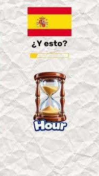 7 Time Words in Spanish ⏰🇪🇸 | Spanish Vocabulary for Beginners #Shorts #spanishforbeginners