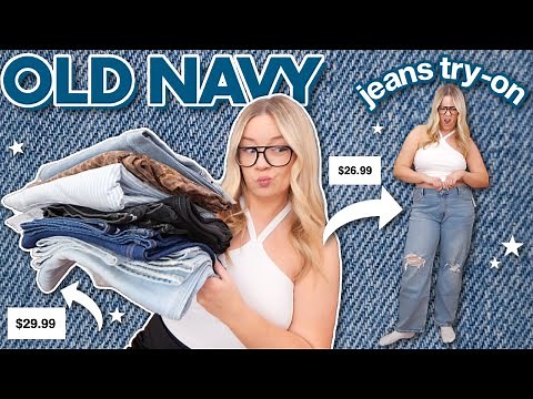 trying on (basically) ALL of old navy's new jeans so you don't have to 👖 (size 16)