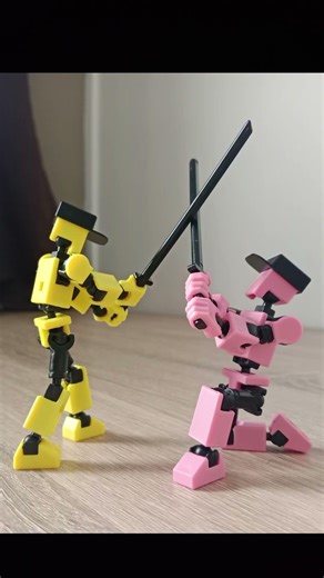 Mini figures battle with swords #fighting #minifigures