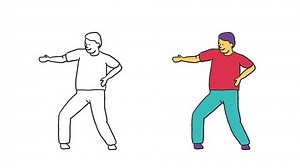 Happy Man Dances Twist Winner Hipster Stock Footage Video (100% Royalty-free) 1044579508 | Shutterstock