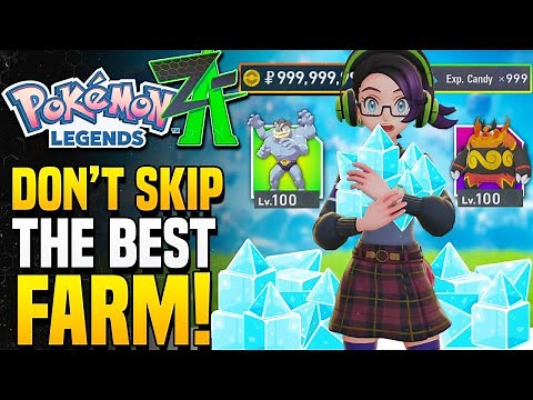 Pokemon Legends Z-A: Fast LVL 100, Best EXP & Money Farming Methods You Early