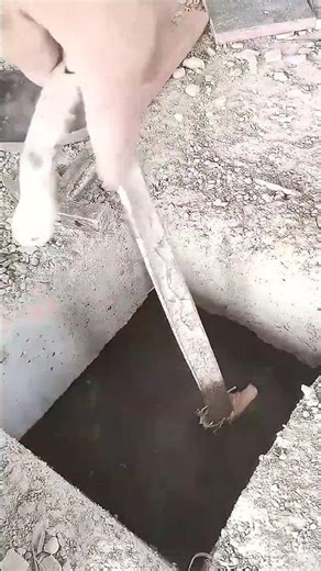 Cutting Concrete Blocks for Installation