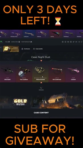 ONLY 3 DAYS LEFT... ⏳🎁 #CS2 #RoadTo250