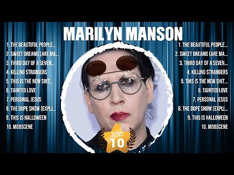 Marilyn Manson Greatest Hits Full Album ▶️ Full Album ▶️ Top 10 Hits of All Time