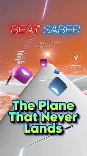 AJR - The Plane That Never Lands in Beat Saber! | Awesome Vivify Map! #beatsaber #ajr #vr