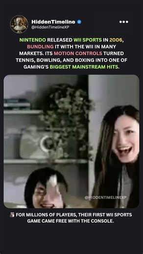 This Game Turned Living Room Into a Stadium #WiiSports #Nintendo #GamingHistory