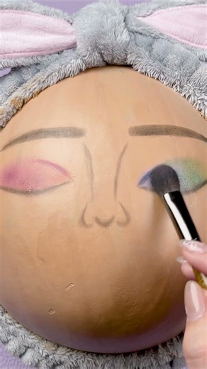 Satisfying Makeup Fake on Watermelon #makeup #shorts