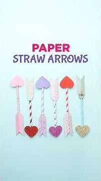 DIY Straw Arrows Craft | Easy Kid’s Craft Idea #shorts