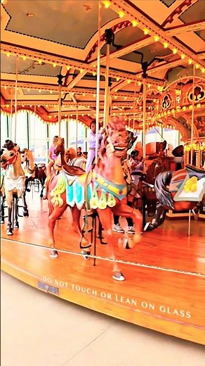 📍Jane's Carousel - New York City 🇺🇲 #newyork #janescarousel #brooklynbridgepark #travel #ytshorts