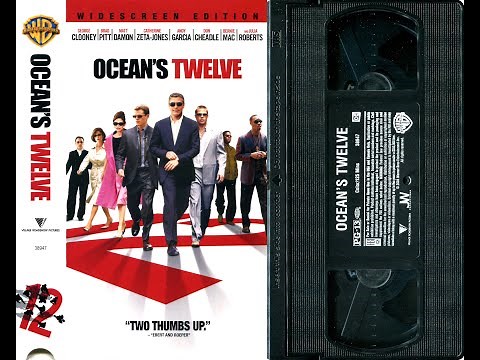Opening/Closing to Ocean's Twelve (US VHS; 2005)