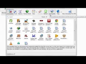 How to Completely Uninstall your Software's without leaving any Trace