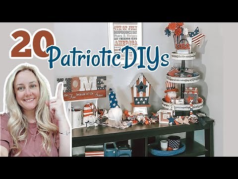 20 Patriotic Decor DIYs | 4th July | USA