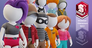 Stickman Civilian Characters Pack | 3D Characters | Unity Asset Store