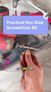 Practical Hex Step Screwdriver Bit for Mechanics & DIYers