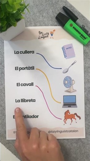 Catalan Vocab Practice! (Laptop, Horse, Spoon...) 💻🐴🥄
