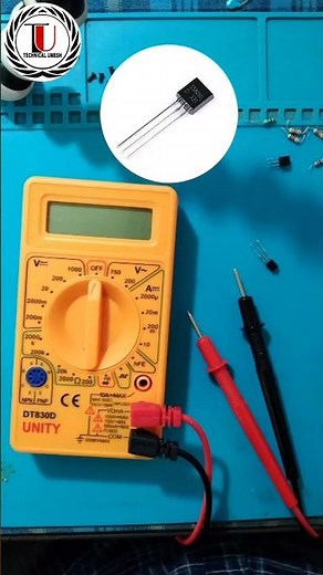 How to check NPN & PNP transistor || transistor checking with multimeter.
