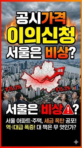 공시가격(공동주택가격 등) 이의신청, 서울은 비상?