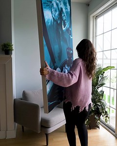 Extra Large Wall Art is finally easy to own! 🔥 Durable Fabric 🔥 Portable Framing 🔥 Interchangeable Prints 🔥 Supreme Artists | BIG Wall Décor